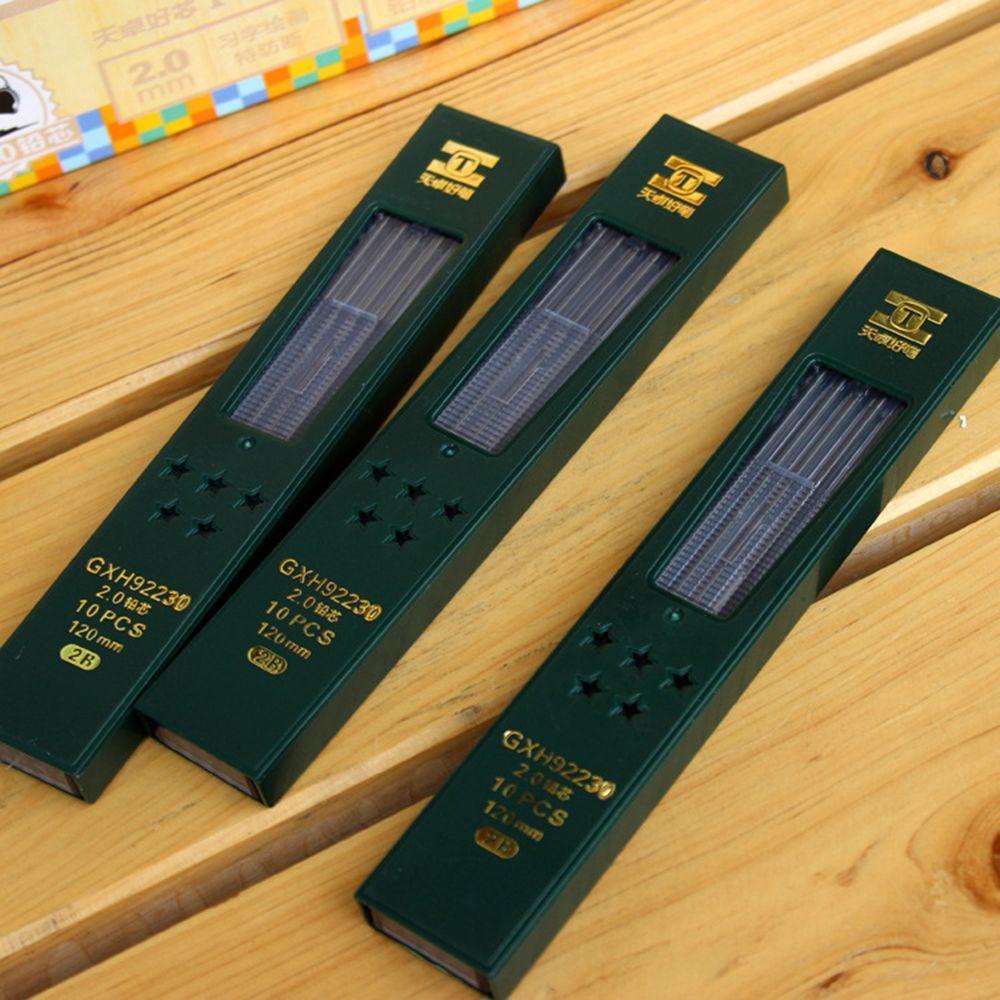 Hộp 10 Ruột Bút Chì Bấm 2.0mm 10 Cây