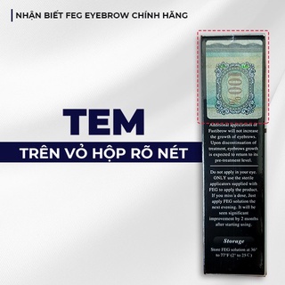 Serum Mọc Lông Mày FEG Eyebrow Enhancer [CHÍNH HÃNG]