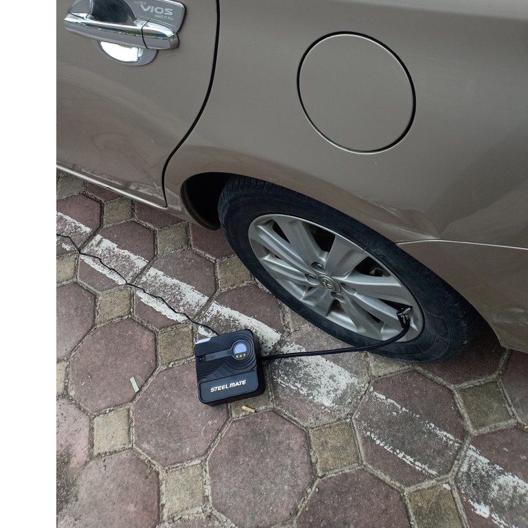 Bơm Lốp Ô Tô – Bơm Ô Tô – Chính Hãng Steelmate P03 Bơm Cơ, P05 Điện Tử Tự Ngắt Thông Minh