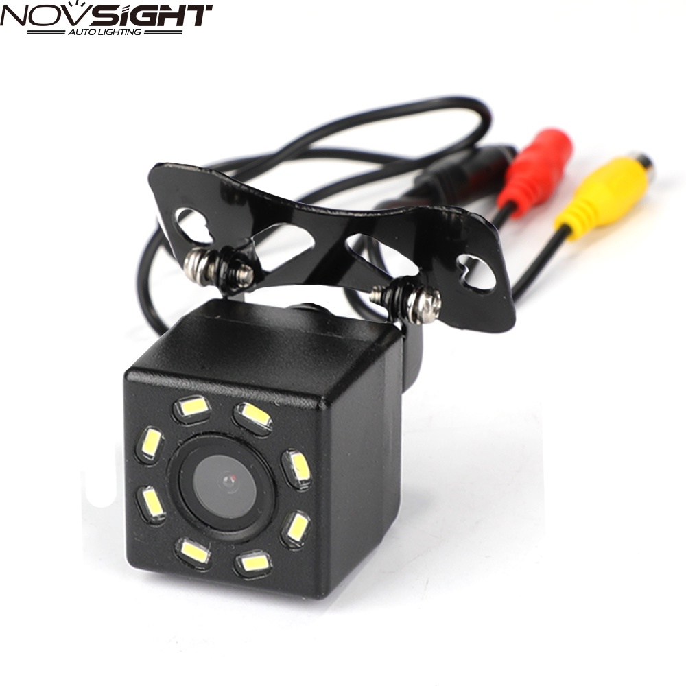 Camera lùi xe NOVSIGHT 8 bóng LED tầm nhìn ban đêm chống thấm nước đảo ngược