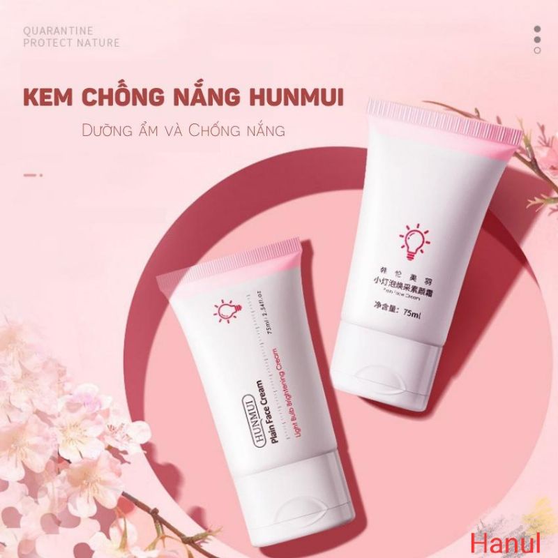 Kem chống nắng dưỡng trắng Và nâng Tone Hunmui 50gram