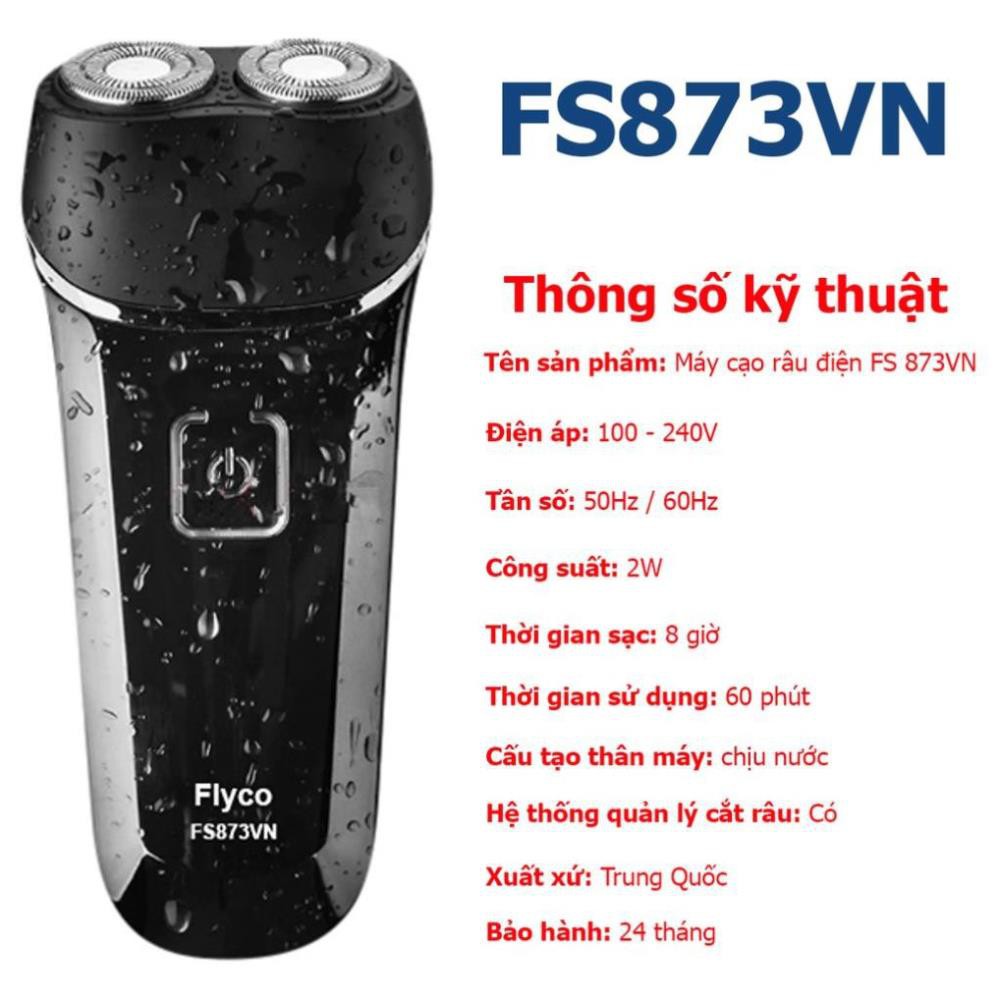 [TB02] Máy cạo râu điện 2 lưỡi Flyco FS871VN / FS873VN / FS875VN