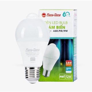Bóng đèn LED Bulb cảm biến ánh sáng và chuyển động thông minh - chính hãng Rạng Đông A60.PIR 9W
