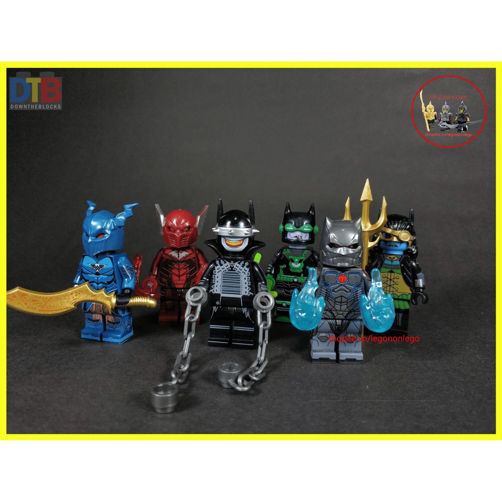 Minifigure siêu anh hùng lego DC Bat Man nhân vật Dark Night Metal WM6057