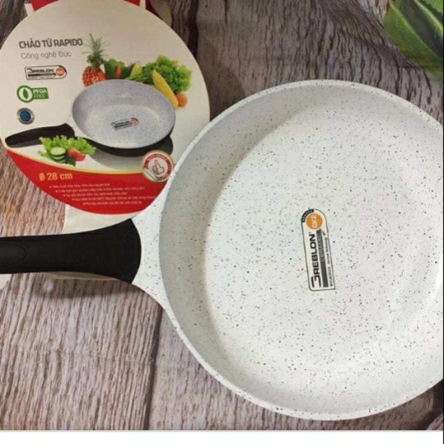 Chảo từ men gốm Đức Rapido 28cm