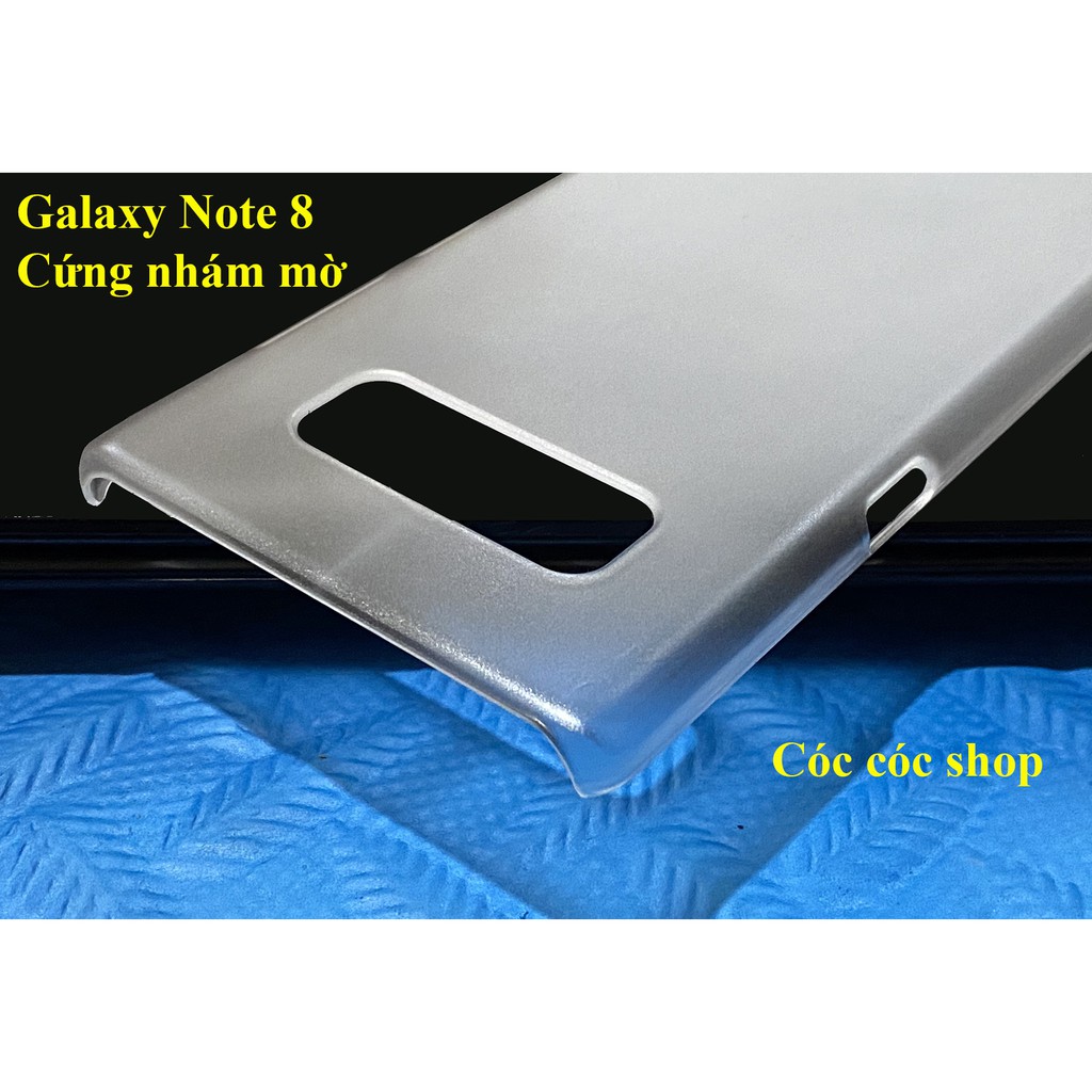 Ốp lưng Samsung Galaxy Note 8/ S8 / S8 plus nhựa CỨNG TRONG SUỐT/ CỨNG NHÁM MỜ