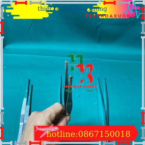 Nỉa Thẳng Y Tế Không Mấu 25 cm -Nhíp yY Tế Dùng Trong Phẩu Thuật Và Hộp Sơ Cứu Y Tế