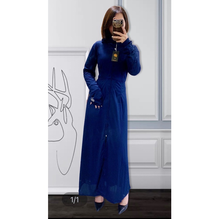 Áo choàng nữ DÁNG VÁY - TÚI TRÒN xinh xinh, đáng yêu