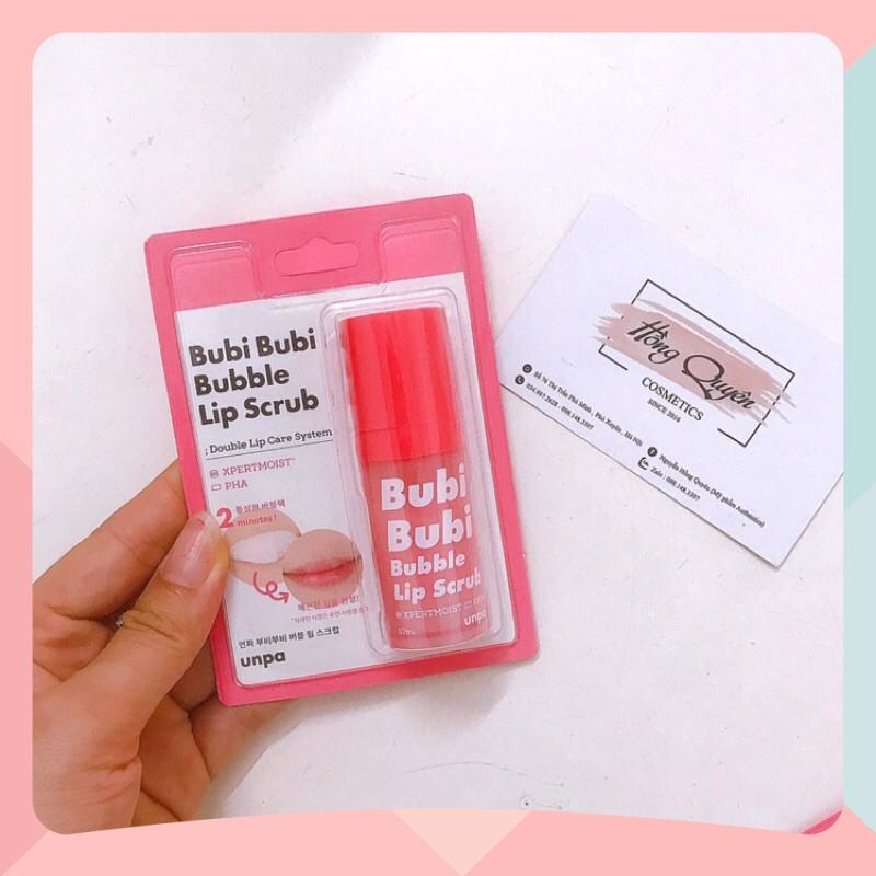 Tẩy da chết môi Bubi Bubi Bubble Lip Scrub