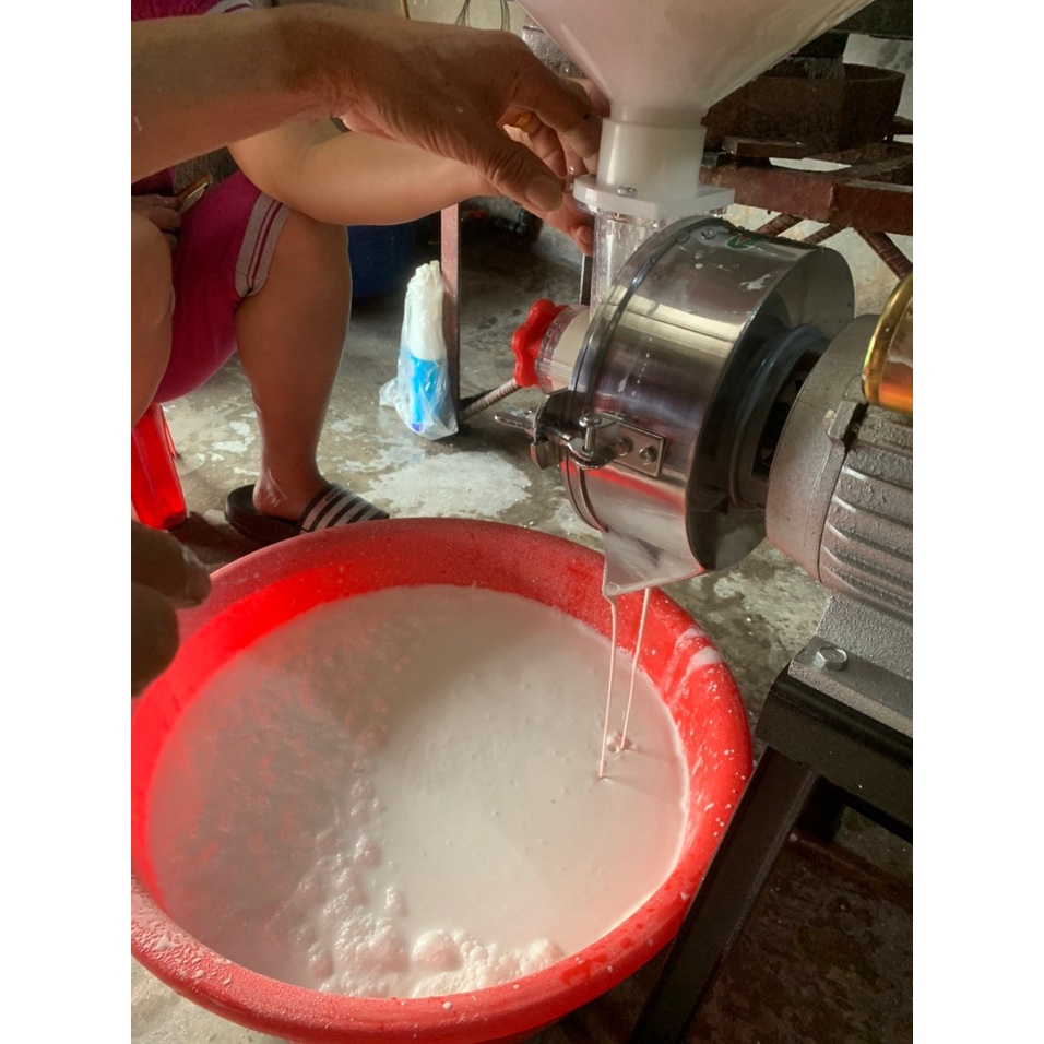 Máy xay bột gạo nước làm bánh, xay bột gạo an toàn, siêu nhanh