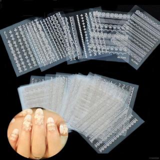 3D Lace Nail Art Stickers Nail Decorating Tool