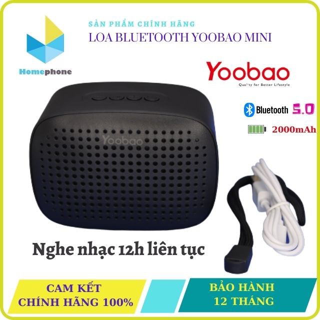 Loa Bluetooth YOOBAO Mini M1, M2 Chính Hãng ( Đủ Màu)