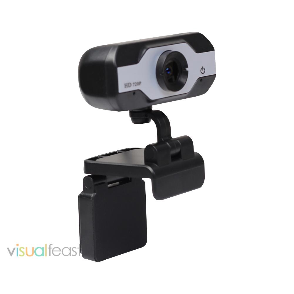 Webcam 720p Hd Usb Có Mic Xoay 360 Độ Cho Máy Tính