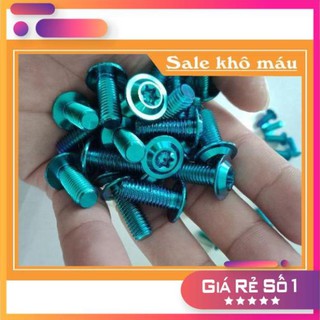 Ốc titanium m8x25 gắn đĩa xe máy các loại