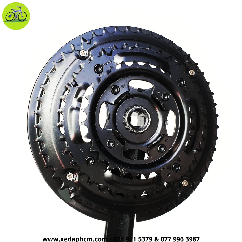 Đùi Dĩa Nhôm Xe Đạp 3 tầng MTB Prowheel 28-38-48T