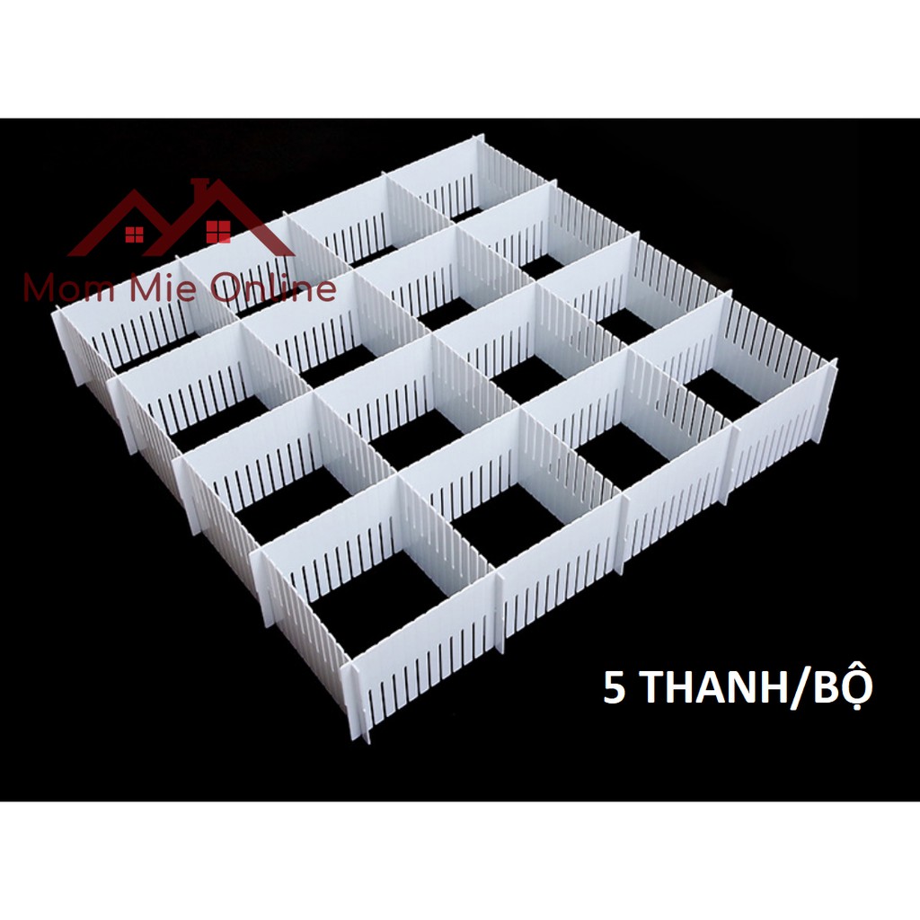 [Hàng đẹp] Bộ thanh chia ngăn kéo tủ nhiều kích thước - K045