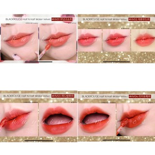 Black rouge half n half velvet