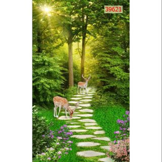 Tranh dán tường 3D keo sẵn