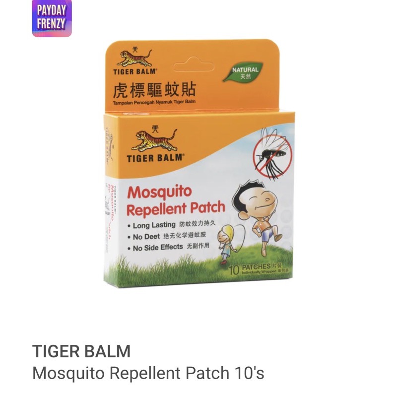 Miếng dán chống muỗi tiger balm