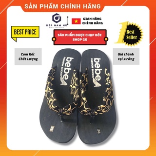 Dép kẹp xốp nữ cao gót 5cm-7cm thời trang cao cấp BEBE