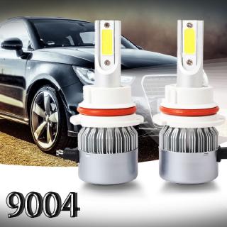 2 Đèn Pha Led C6 Cob 9004 36w 7600lm