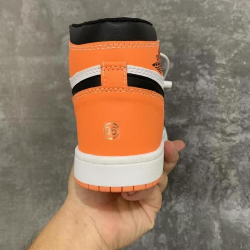 Giày sneaker JORDAN 1 CAM CAO CỔ hot trend nam nữ, Giày thể thao JD1 cam cao dùng đi học,tập gym,chạy bộ