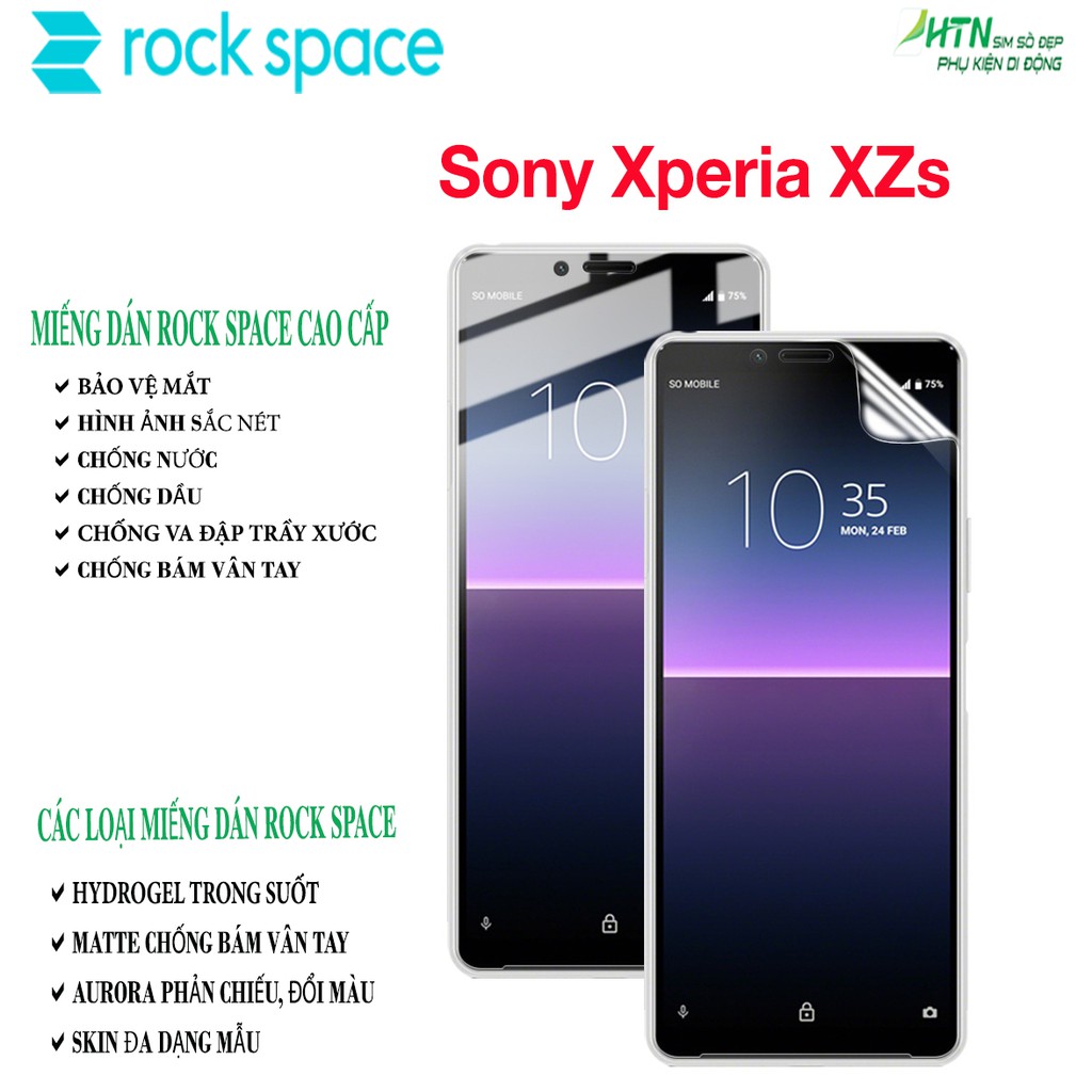 Miếng dán PPF Sony Xperia XZs cao cấp rock space dán màn hình/ mặt sau lưng full bảo vệ mắt, tự phục hồi vết xước,...