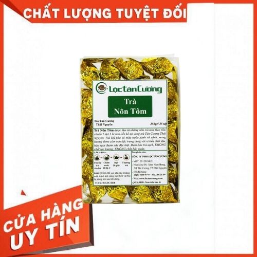 Trà xanh nõn tôm Lộc Tân Cương Hộp 25 Tép 250G