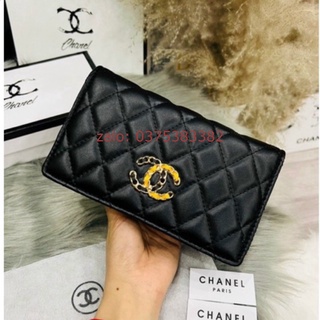 Clutch nữ, ví cầm tay, túi đeo chéo cho nữ trần trám lót đỏ nhiều ngăn in logo tuyển sỉ