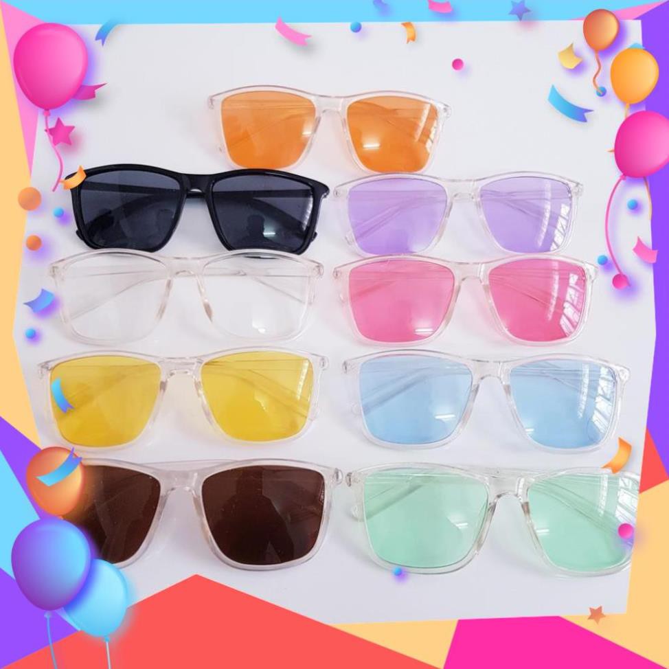 Mắt kính mát V tây ulzzang hot trend nhiều màu💖FREESHIP💖gọng kính nhựa nam nữ cao cấp AH130 | BigBuy360 - bigbuy360.vn