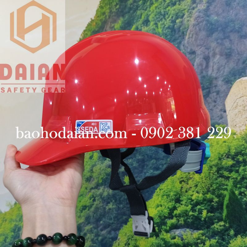 Nón bảo hộ lao động SSEDA màu đỏ (N04-D)