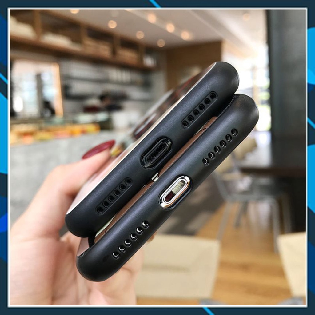 Ốp lưng iphone kính gấu Brown 5/5s/6/6s/6plus/6s plus/7/8/7plus/8plus/x/xs/xs max/11/11pro max