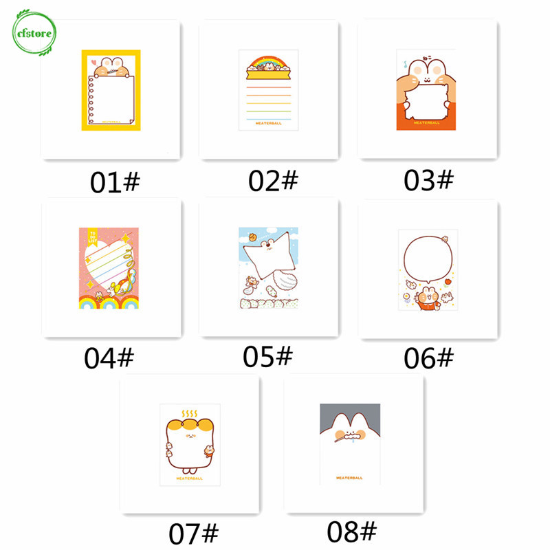 Set 100 Giấy Ghi Chú Dễ Thương