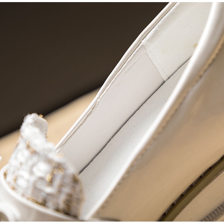 Giày LOLITA Đính Nơ Bánh Mì 6CM Phong Cách Nhật Bản J&K