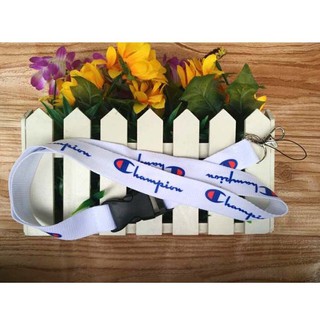 Dây đeo điện thoại in chữ Champion phong cách cá tính