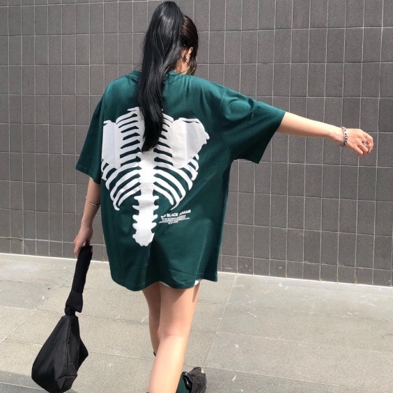 Áo Xanh Bộ Xương Hot Trend