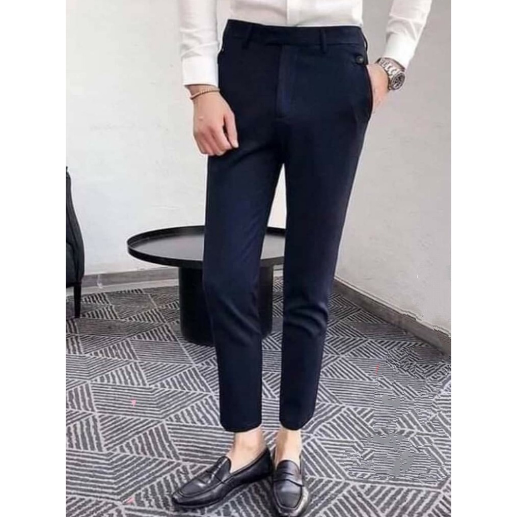 Quần vải nam công sở cao cấp, chất co giãn 4 chiều,dáng ôm côn vừa | BigBuy360 - bigbuy360.vn