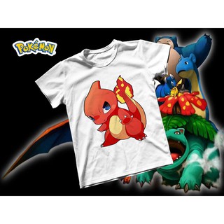 Áo thun Cotton Unisex - Anime - Pókemon - Pokemon Lizardo