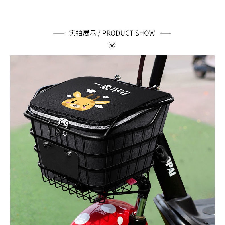 Túi Đựng Đồ Gắn Xe Đạp/Xe Máy Vải Canvas Chống Thấm Nước Kèm Vỏ Bọc