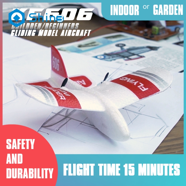 Bộ mô hình máy bay bằng chất liệu xốp EPP KF606 2.4Ghz RC có thể lượn trên không 15 phút thú vị