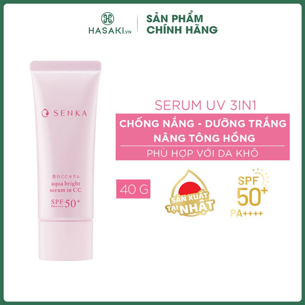 Serum CC Dưỡng Sáng Da Ban Ngày SENKA White Beauty Serum In CC 40g