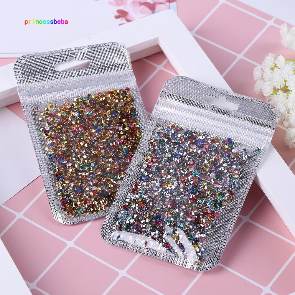 CHARMS Bộ 1000 Đá Đính Trang Trí Móng Tay 3Mm