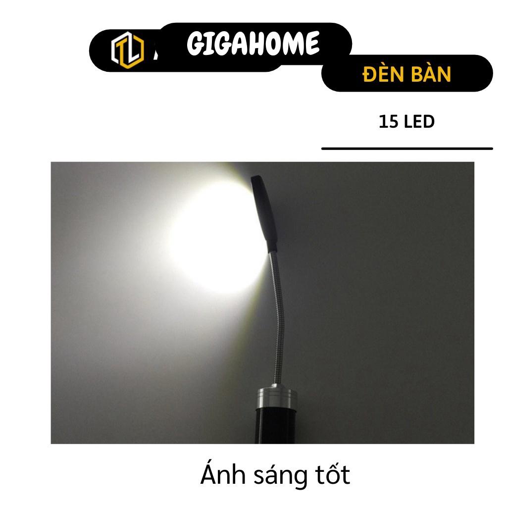 Đèn Hít Nam Châm GIGAHOME Đèn Để Bàn 15 Bóng Có Độ Bền Cao, Có Thể Uốn Cong 5455