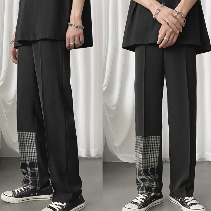 Quần dài nam thời trang hàn quốc dành cho quần jean nam ống đứng simple Hàn Quốc fashion zipper jean nam