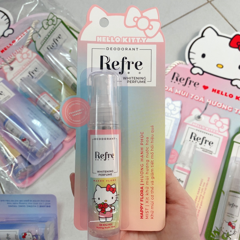 Xịt Khử Mùi Refre Dưỡng Trắng Hương Nước Hoa Refre Whitening 30ml