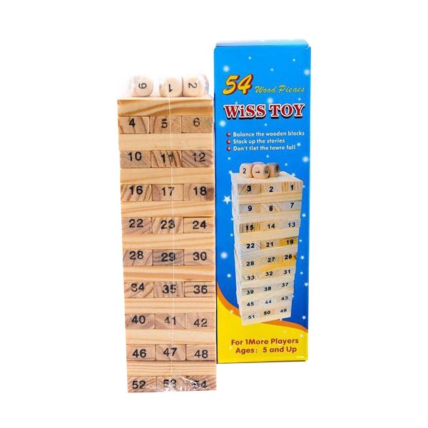 TRÒ CHƠI RÚT GỖ LỚN WOOD TOYS ( LOẠI LỚN - HỘP XANH )