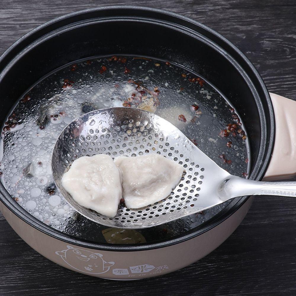 Muỗng Lọc Thức Ăn Bằng Thép Không Gỉ Tiện Dụng Cho Nhà Bếp