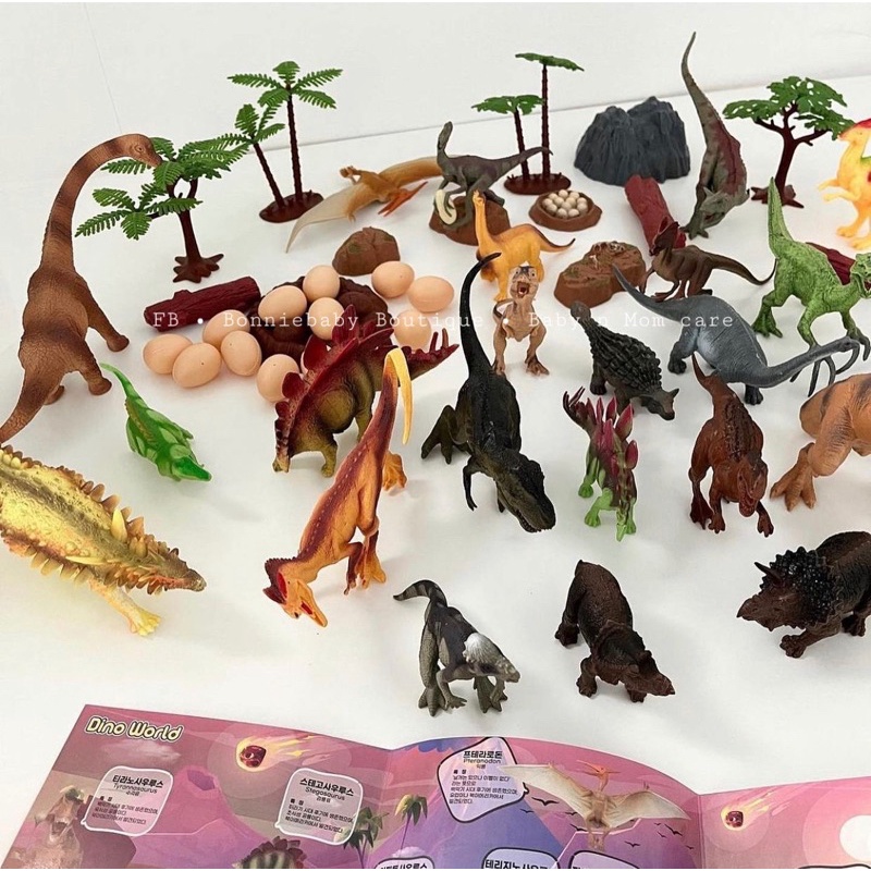 Bộ đồ chơi động vật Dino World cao cấp Hàn Quốc