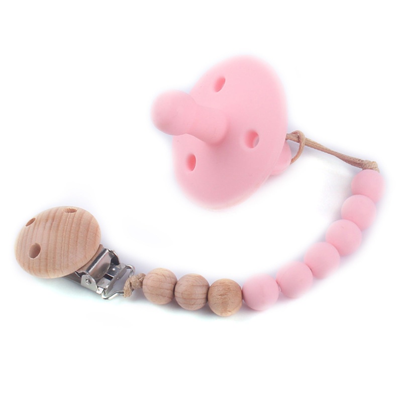 Đồ Chơi Thanh Vải Kẹp Núm Vú Giả Cho Bé Sơ Sinh Gặm Nướu 6-12 Tháng Tuổi