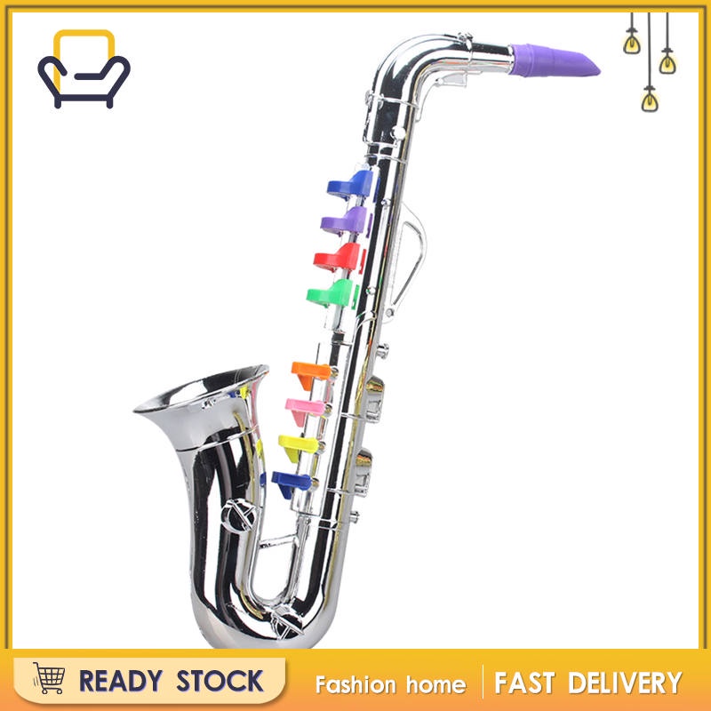 Đồ Chơi Kèn Saxophone 8 Nốt Bằng ABS Và Kim Loại Mini Cho Bé Mẫu Giáo 3 Tuổi